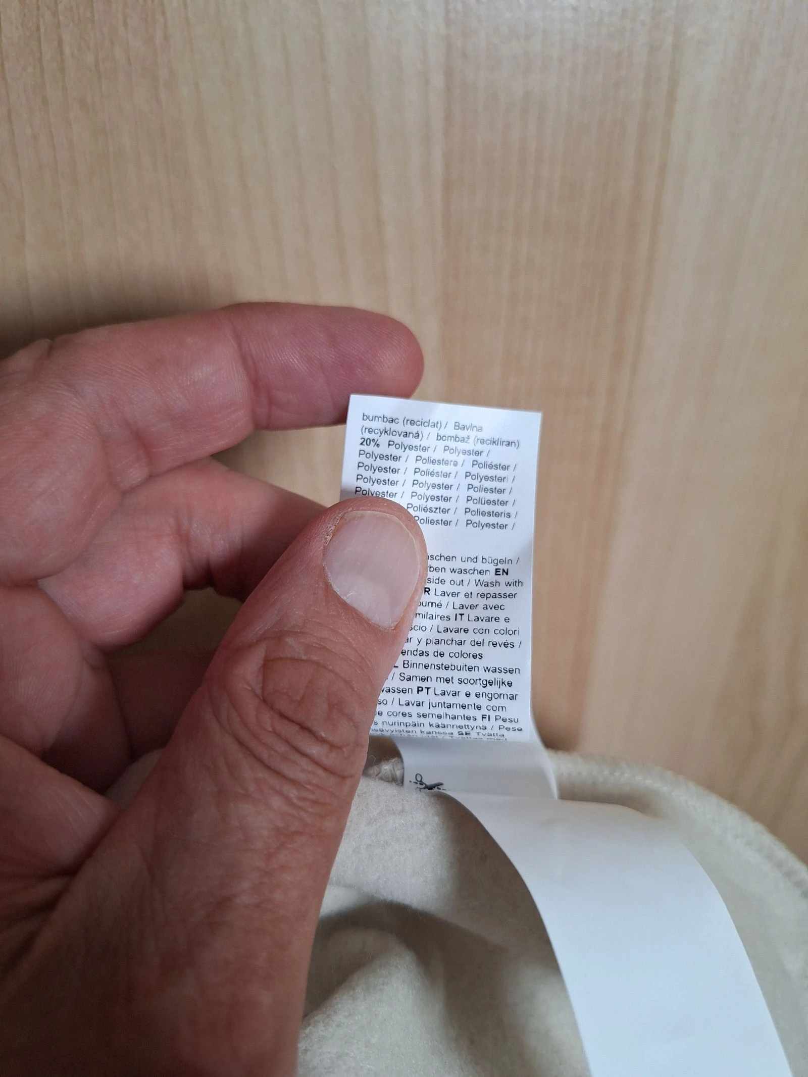Moletom com capuz Pier One bege tamanho G novo com etiqueta – photo 6